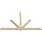 Ekena Millwork Kennewick Rough Sawn Timber Gable Bracket, Douglas Fir, 108"W x 68"H x 4"D x 4"F, 15/12 Pitch GBW108X68X0404KEN00RDF - alternate 3
